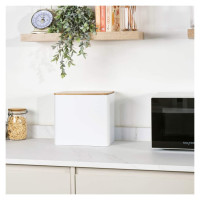 Salter BW12899WEU7 Toronto Bread Bin White/Wooden