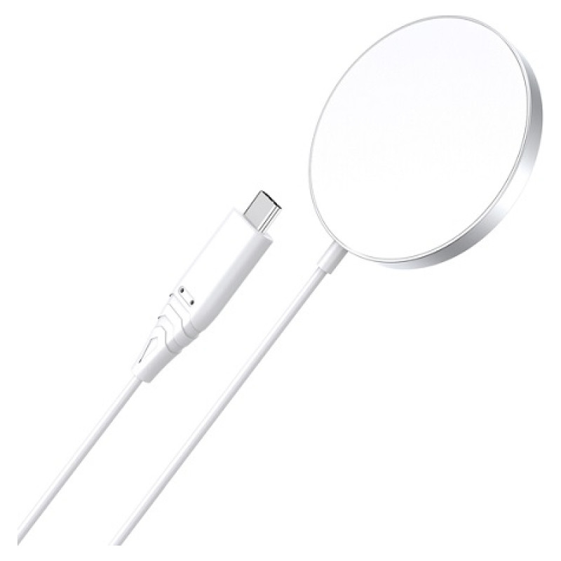 Choetech Magnetic Wireless Charger CHOETECH, 15W, iPhone 14, white