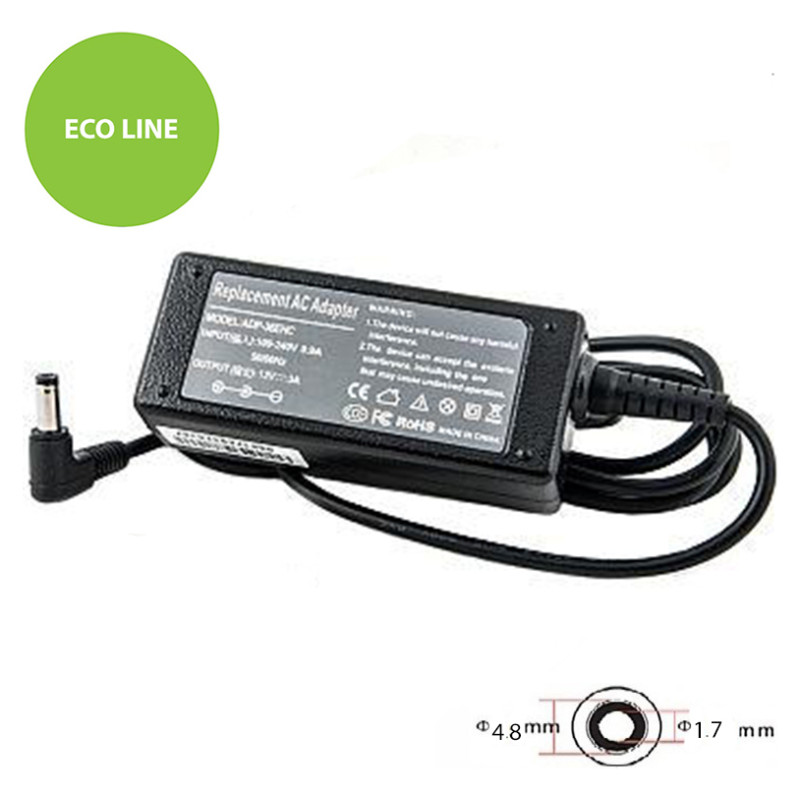Extradigital Laptop Power Adapter ASUS 36W: 12V, 3A