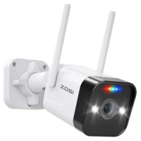 Hismart Smart Outdoor Camera, 4MP, Wi-Fi