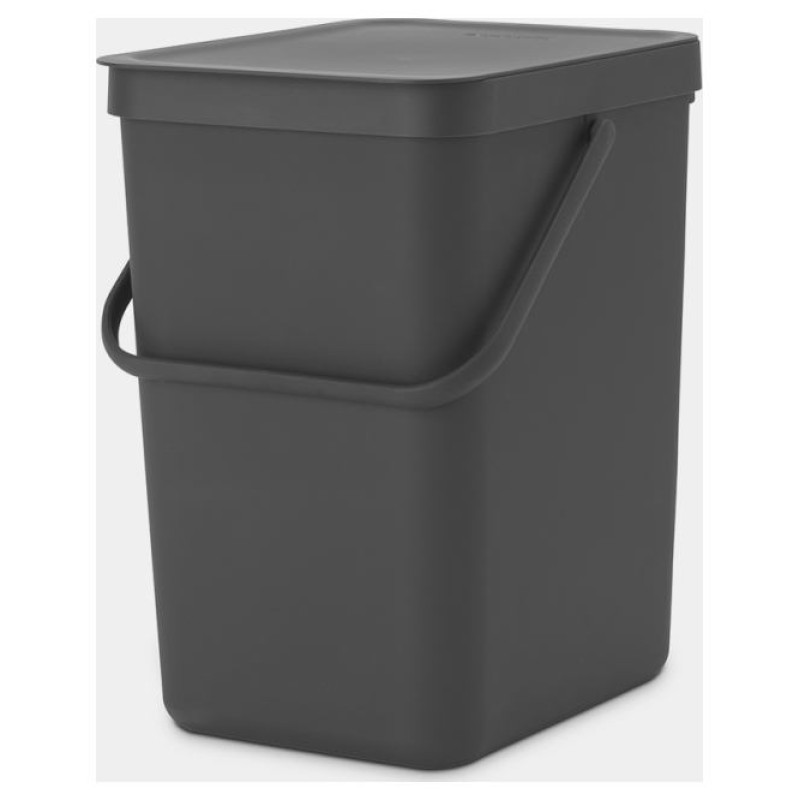 Brabantia atkritumu tvertne Sort & Go, 25 l, Grey - 129940