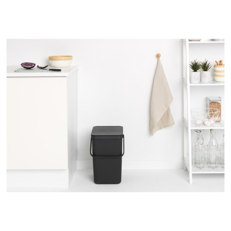 Brabantia atkritumu tvertne Sort & Go, 25 l, Grey - 129940