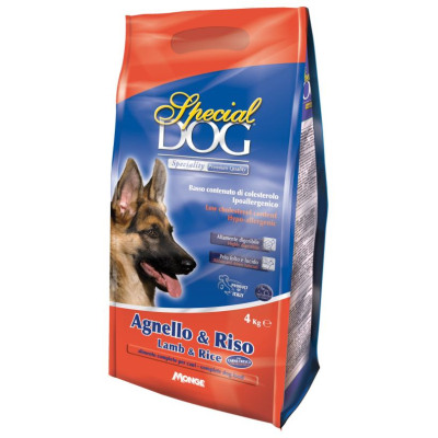 Monge SPECIAL DOG Premium Lamb & Rice 4 kg - barība suņiem