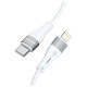 Wozinsky WSTCL1 Lightning / USB-C PD 27W cable 1 m - white