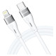 Wozinsky WSTCL1 Lightning / USB-C PD 27W cable 1 m - white