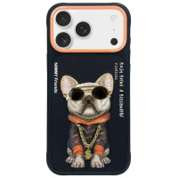 Nimmy Glasses Cool Dog Case for iPhone 17 Pro Max - Black