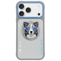 Nimmy Glasses Cool Dog MagSafe Case for iPhone 17 Pro - Gray