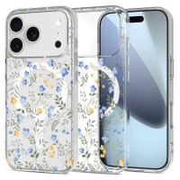 Tech-Protect FlexAir MagSafe Case for iPhone 17 Pro Max - Daisies with Leaves