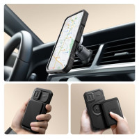 Tech-Protect Kevlar MagSafe case for iPhone 17 - black