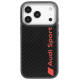 Audi R8 Carbon Fiber MagSafe Case for iPhone 17 Pro - Black
