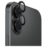 Uniq Optix Aluminum Camera Lens Protector for iPhone 17 with Applicator - Black