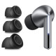 Tech-Protect Ear Tips for Samsung Galaxy Buds 3 Pro in sizes S / M / L - black (3 pcs.)