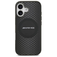 Mercedes AMG Double Layer Transparent Graphics MagSafe case for iPhone 17 - black