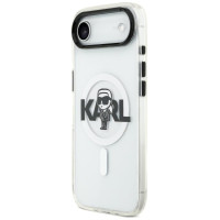 Karl Lagerfeld IML Karl Sketch Logo MagSafe Case for iPhone 17 Air - Transparent