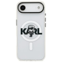 Karl Lagerfeld IML Karl Sketch Logo MagSafe Case for iPhone 17 Air - Transparent