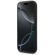 Karl Lagerfeld Silicone Karl&Choupette Ring MagSafe Case for iPhone 17 Pro Max - Black