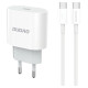 Dudao A14EUC PD 20W USB-C Wall Charger with Cable - White