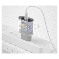 Dudao A14EUC PD 20W USB-C Wall Charger with Cable - White