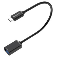 Wozinsky WOTGY1S USB-C 3.0 (male) - USB-A 3.0 (female) OTG Adapter - Black