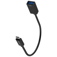 Wozinsky WOTGY1S USB-C 3.0 (male) - USB-A 3.0 (female) OTG Adapter - Black