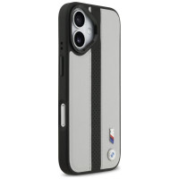 BMW M Perforated Stripe Logo MagSafe Case for iPhone 17 - Gray