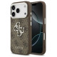 Guess 4G Big 4G Classic Logo case for iPhone 17 Pro brown - silver