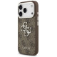 Guess 4G Big 4G Classic Logo case for iPhone 17 Pro brown - silver