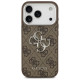 Guess 4G Big 4G Classic Logo case for iPhone 17 Pro brown - silver