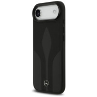 Mercedes Leather The Move MagSafe case for iPhone 17 Air - black