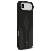 Mercedes Leather The Move MagSafe case for iPhone 17 Air - black