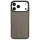 Mercedes Leather The Move MagSafe Case for iPhone 17 Pro Max - Beige