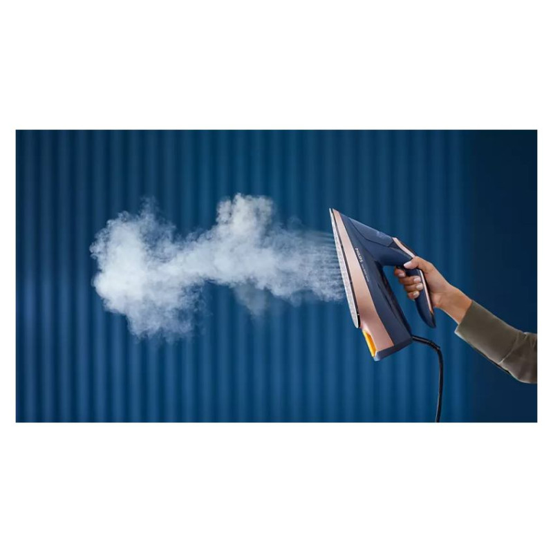 Philips 8000 sērijas Tvaika gludeklis,3000W, tum&scaron;i zils - DST8050/20