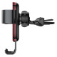 Baseus Metal Age Gravity Car Mount Metal Gravity Car Mount for CD Slot Black (SUYL-J01)