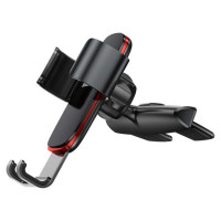 Baseus Metal Age Gravity Car Mount Metal Gravity Car Mount for CD Slot Black (SUYL-J01)