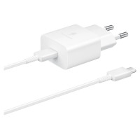 Samsung EP-T1510XWEGEU USB-C 15W PD AFC wall charger + USB-C cable - white