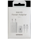 Samsung EP-T1510XWEGEU USB-C 15W PD AFC wall charger + USB-C cable - white