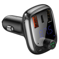 Baseus Bluetooth transmitter / car charger Baseus S-13 (Overseas Edition) - black