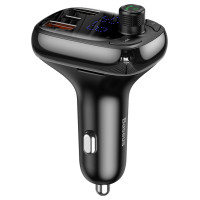 Baseus Bluetooth transmitter / car charger Baseus S-13 (Overseas Edition) - black