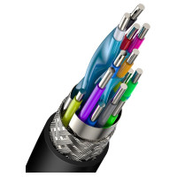 Baseus Cafule HDMI / HDMI 2.0 4K 60 Hz 3D 18 Gbps cable - black