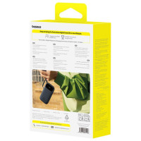 Baseus EnerFill FC31 20000mAh 22.5W Powerbank with Digital Display and 2 Built-in Cables (USB-C + Lightning) - Black