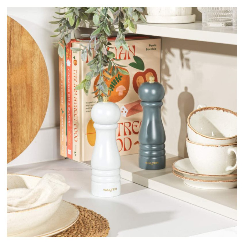 Salter BW120291EU7 Olea Salt & Pepper Mill Light Grey