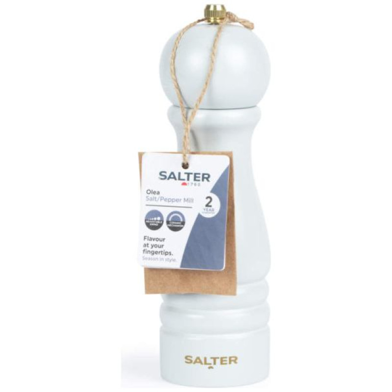Salter BW120291EU7 Olea Salt & Pepper Mill Light Grey