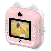 Wozinsky WDT-01 Thermal Printer Camera for Kids - Pink