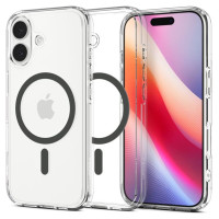 Spigen Ultra Hybrid MagSafe Case for iPhone 17 - Clear Gray