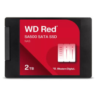 Western Digital SSD|WESTERN DIGITAL|Red SA500|2TB|SATA 3.0|Write speed 520 MBytes/sec|Read speed 560 MBytes/sec|2,5"|TBW 500 TB|MTBF 1750000 hours|WDS200T2R0A