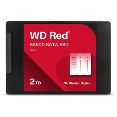 Western Digital SSD|WESTERN DIGITAL|Red SA500|2TB|SATA 3.0|Write speed 520 MBytes/sec|Read speed 560 MBytes/sec|2,5"|TBW 500 TB|MTBF 1750000 hours|WDS200T2R0A