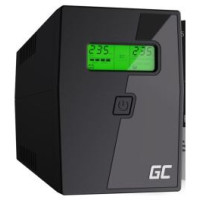 Green Cell Nepārtrauktas barošanas bloks Green Cell PowerProof LCD UPS 850VA 480W 2x Schuko