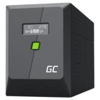 Green Cell Nepārtrauktas barošanas bloks Green Cell PowerProof LCD UPS 2000VA 1400W USB 2x Schuko + 3x IEC