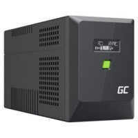 Green Cell Nepārtrauktas barošanas bloks Green Cell PowerProof LCD UPS 2000VA 1400W USB 2x Schuko + 3x IEC