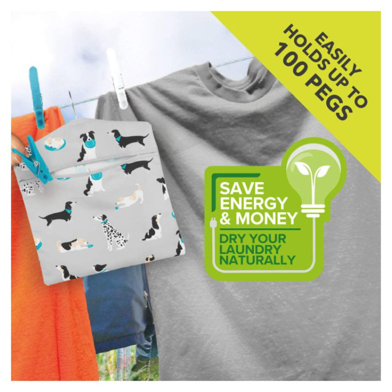 Beldray LA032005DFEU7 Peg Bag - Dog Print